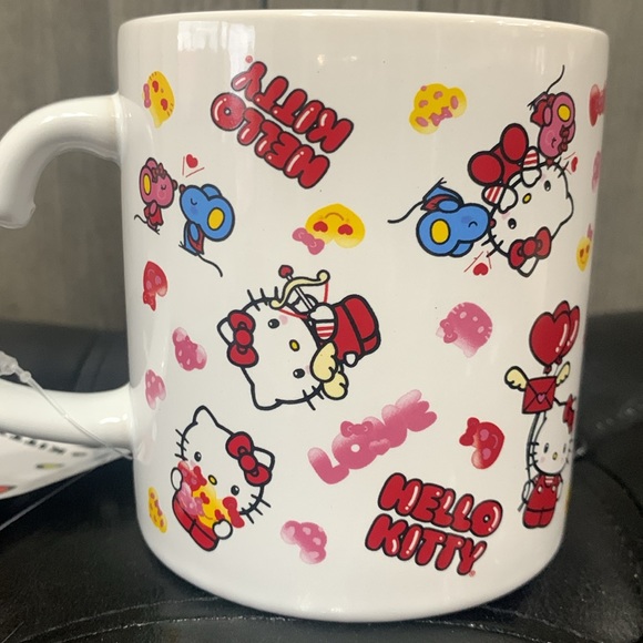 New Hello Kitty As Cupid Love Mug With Heart Handle By Sanrio - Picture 7 of 10